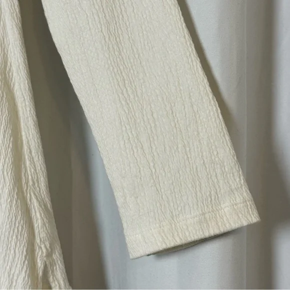 Soft Surroundings Embroidered Tunic Top White Red Pink Size Medium Boho - Picture 6 of 11